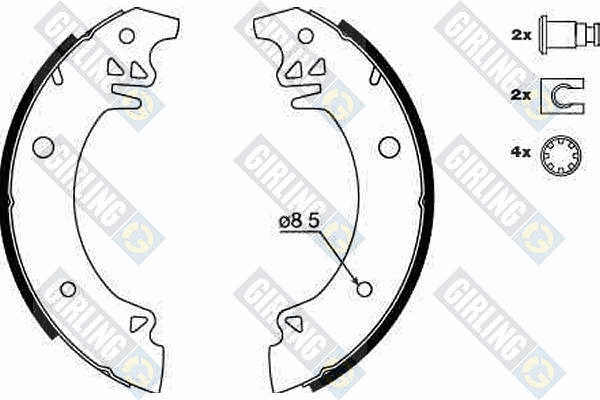 Brake Shoe Set (5180653)