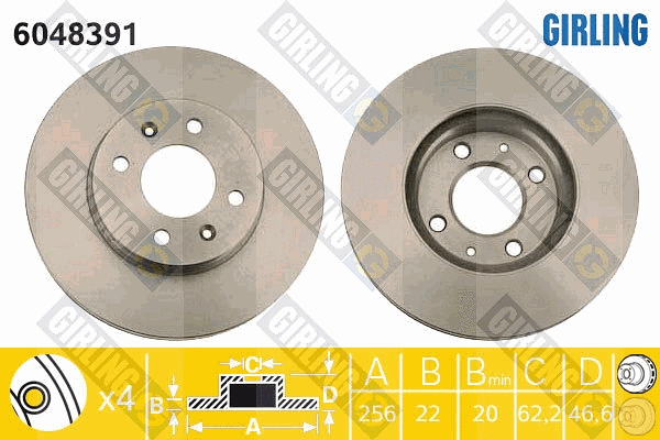 Brake Disc (6048391)
