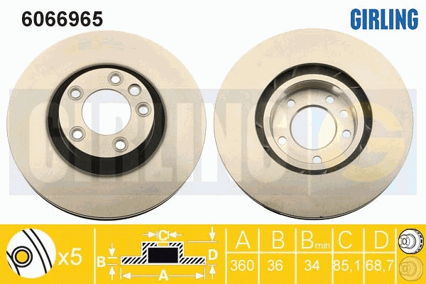 Brake Disc (6066965)