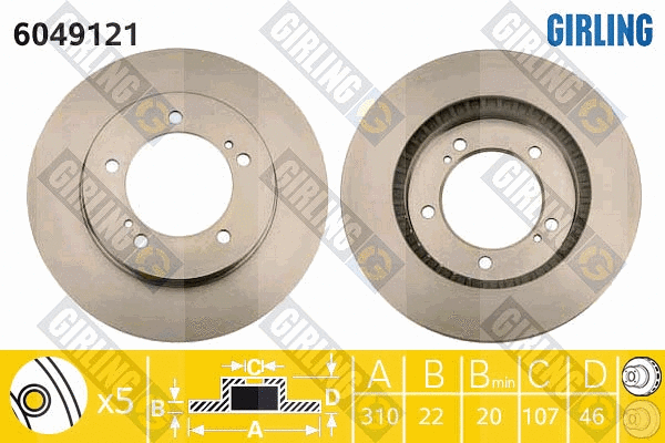 Brake Disc (6049121)