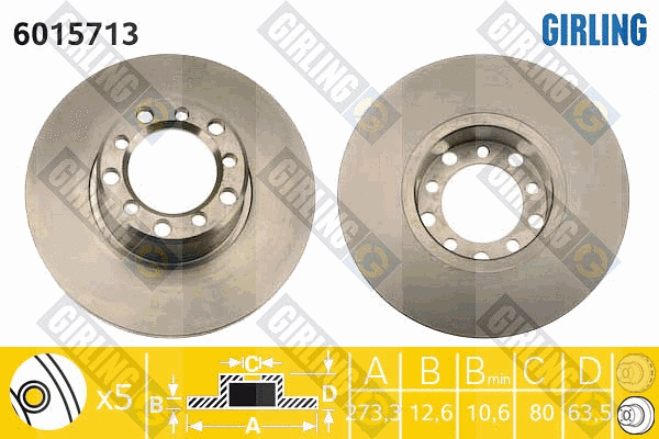Brake Disc (6015713)