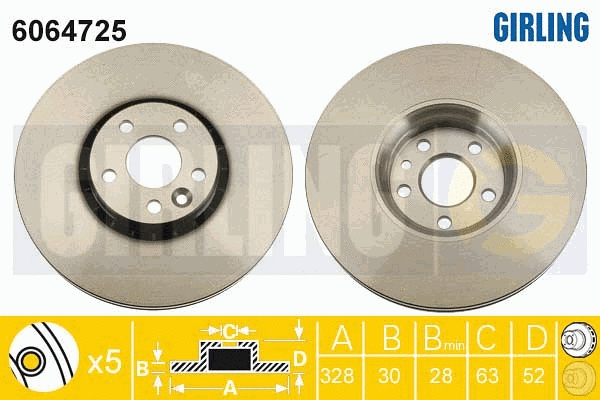 Brake Disc (6064725)