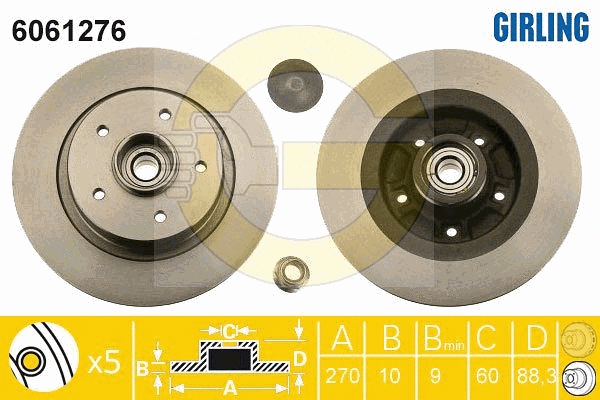 Brake Disc (6061276)