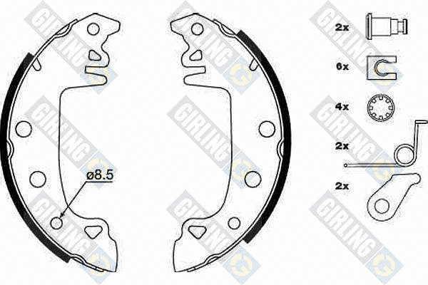 Brake Shoe Set (5183153)