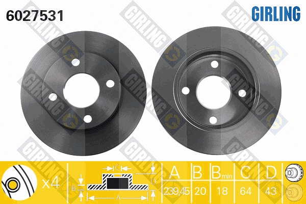 Brake Disc (6027531)