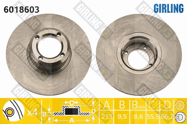 Brake Disc (6018603)