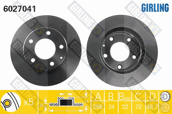 Brake Disc (6027041)
