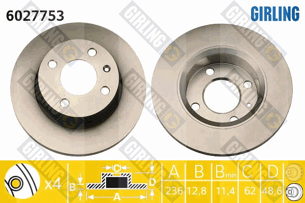 Brake Disc (6027753)