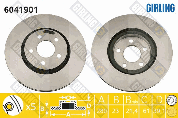 Brake Disc (6041901)