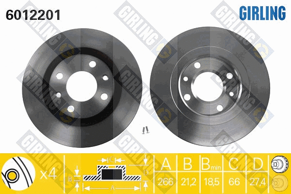 Brake Disc (6012201)