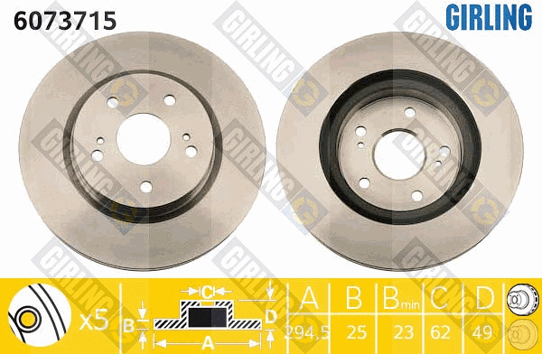 Brake Disc (6073715)