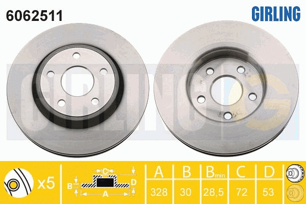 Brake Disc (6062511)