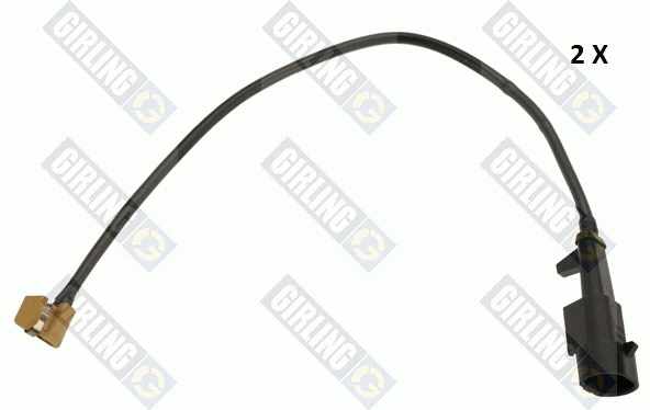 Warning Contact, brake pad wear (6336902)