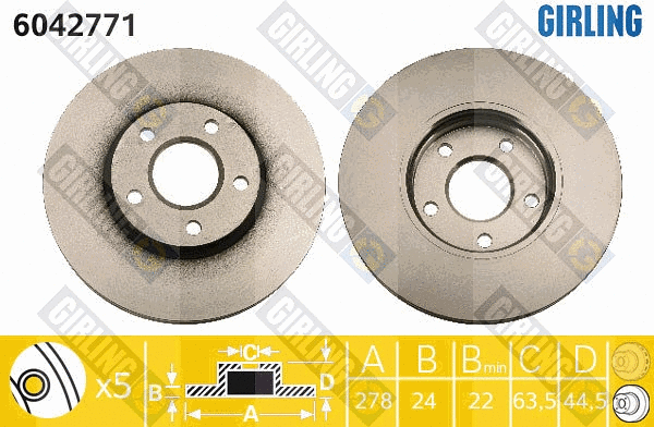 Brake Disc (6042771)