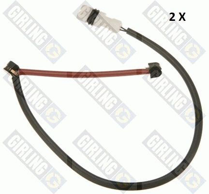 Warning Contact, brake pad wear (6326002)