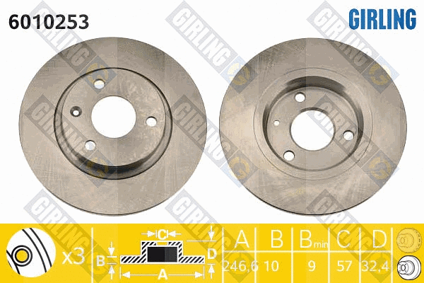 Brake Disc (6010253)