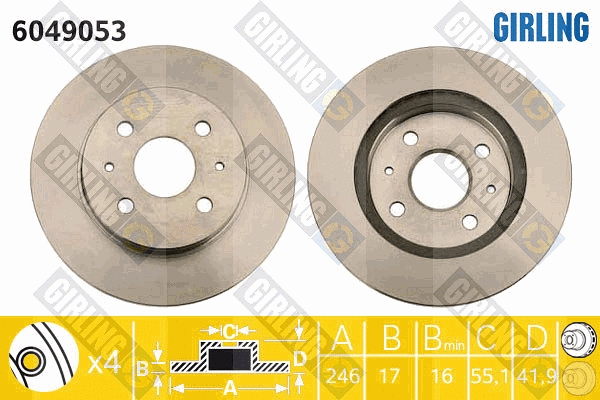Brake Disc (6049053)