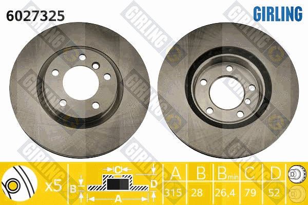 Brake Disc (6027325)
