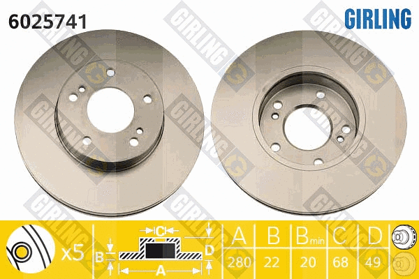 Brake Disc (6025741)