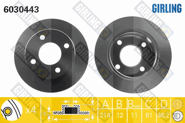 Brake Disc (6030443)