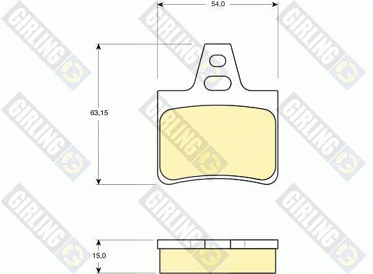 Brake Pad Set, disc brake (6109869)