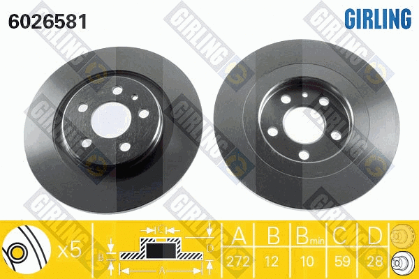 Brake Disc (6026581)