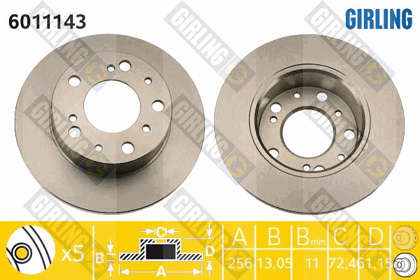 Brake Disc (6011143)