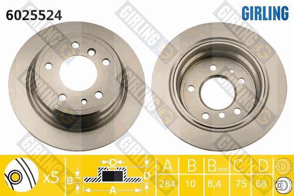 Brake Disc (6025524)