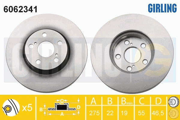 Brake Disc (6062341)