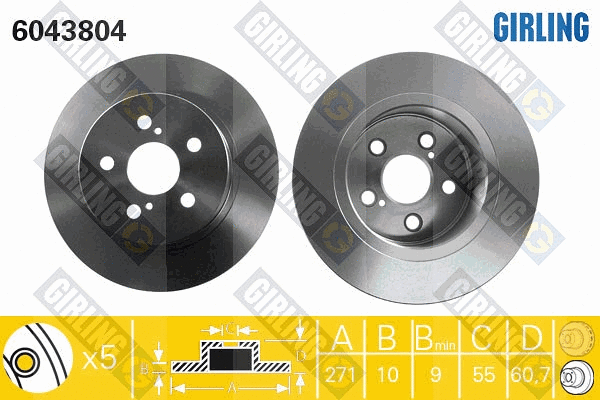 Brake Disc (6043804)
