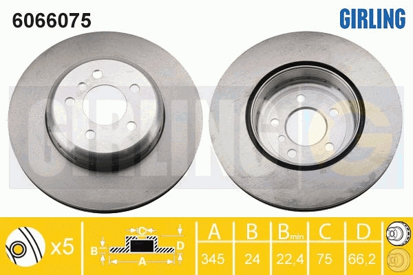 Brake Disc (6066075)