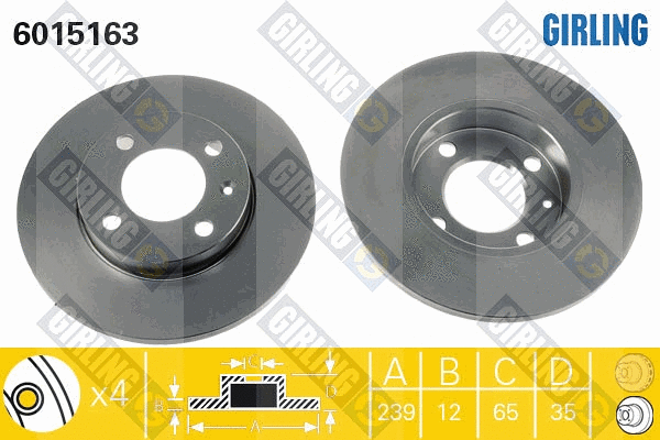 Brake Disc (6015163)
