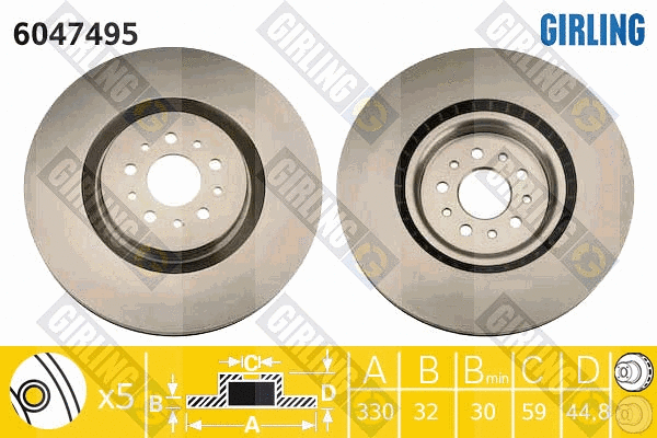 Brake Disc (6047495)