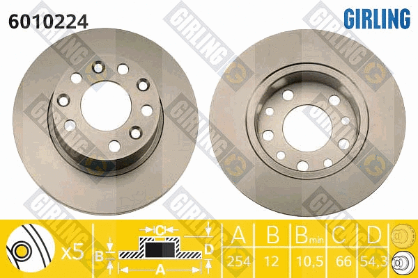Brake Disc (6010224)