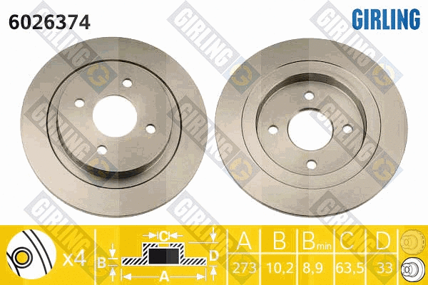 Brake Disc (6026374)