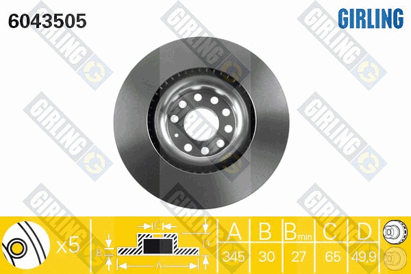 Brake Disc (6043505)