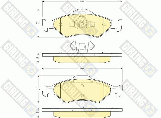 Brake Kit, disc brake (6411842)