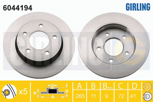 Brake Disc (6044194)