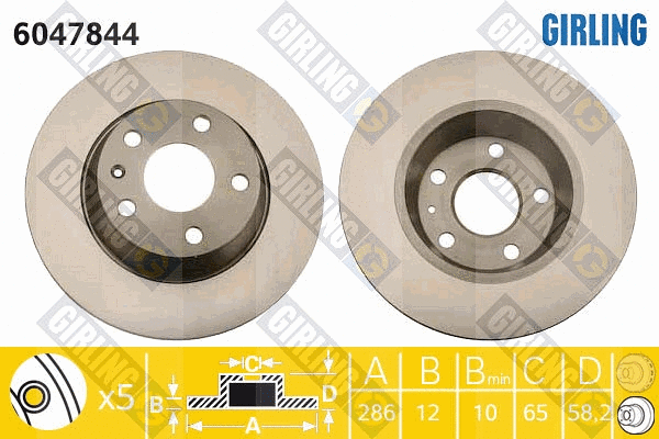 Brake Disc (6047844)