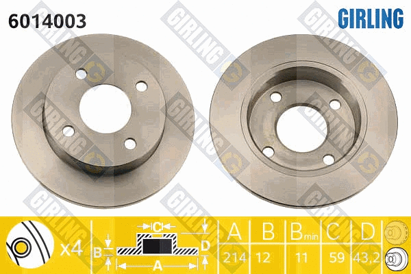 Brake Disc (6014003)