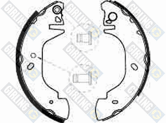 Brake Shoe Set (5185393)