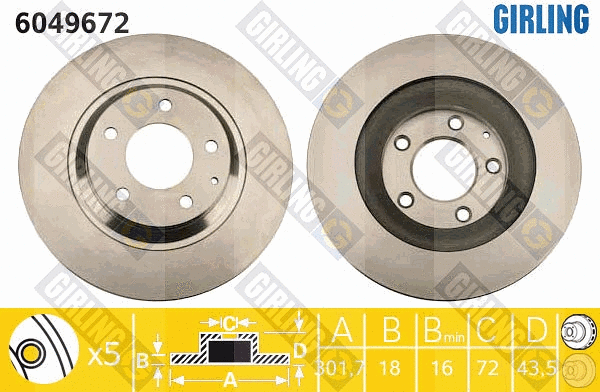 Brake Disc (6049672)