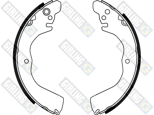 Brake Shoe Set, parking brake