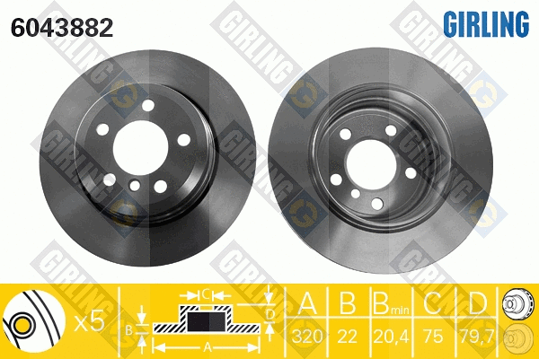 Brake Disc (6043882)