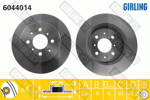 Brake Disc (6044014)