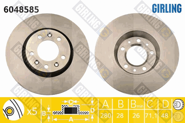 Brake Disc (6048585)