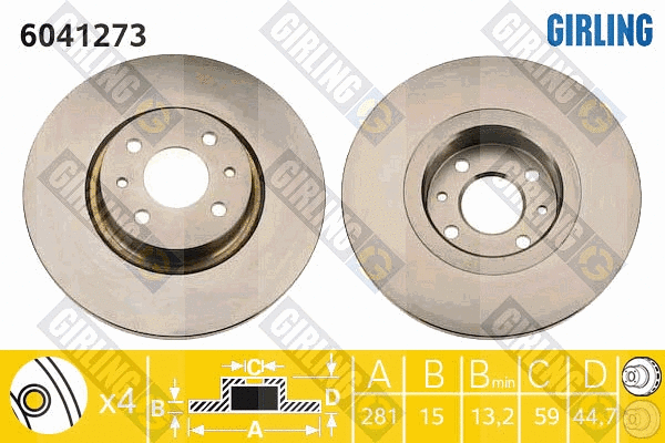 Brake Disc (6041273)