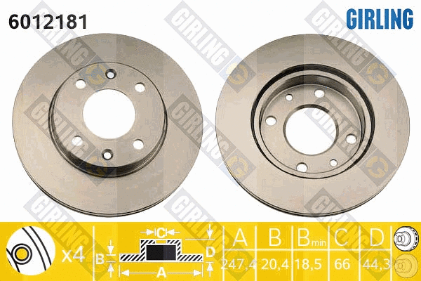 Brake Disc (6012181)