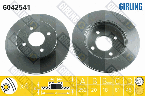 Brake Disc (6042541)