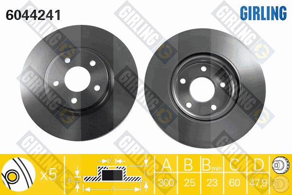 Brake Disc (6044241)